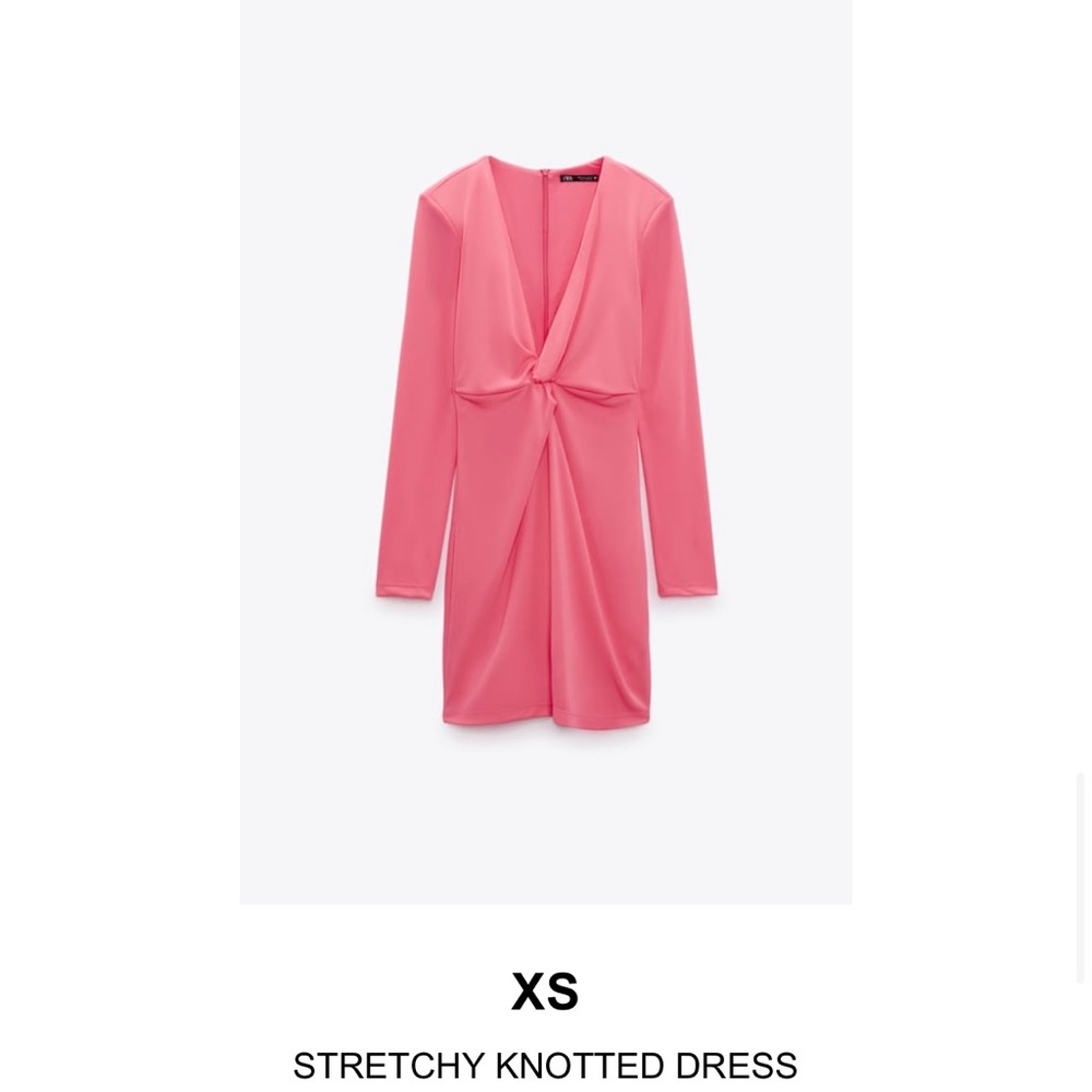 New Zara Dress Neon pink